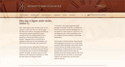 Desktop Screenshot of hhskole.dk